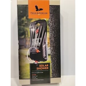 Field & Stream Outdoor Solar Shower 5 Gallons Camping Equipment Travel
